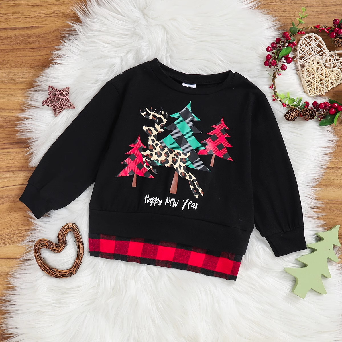Sweater Girls Double Layer Cotton Sweater